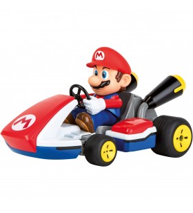 Carrera  RC Mario Kart - Mario Race Kart cu sunet (roșu/albastru, 1:16)