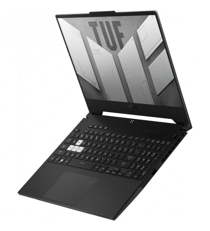 Laptop Gaming ASUS TUF Dash F15 FX517ZC-HN005, Intel Core i5-12450H pana la 4.4Ghz, 15.6" Full HD, 8GB, SSD 512GB, NVIDIA GeForce RTX 3050 4GB, Free Dos, negru