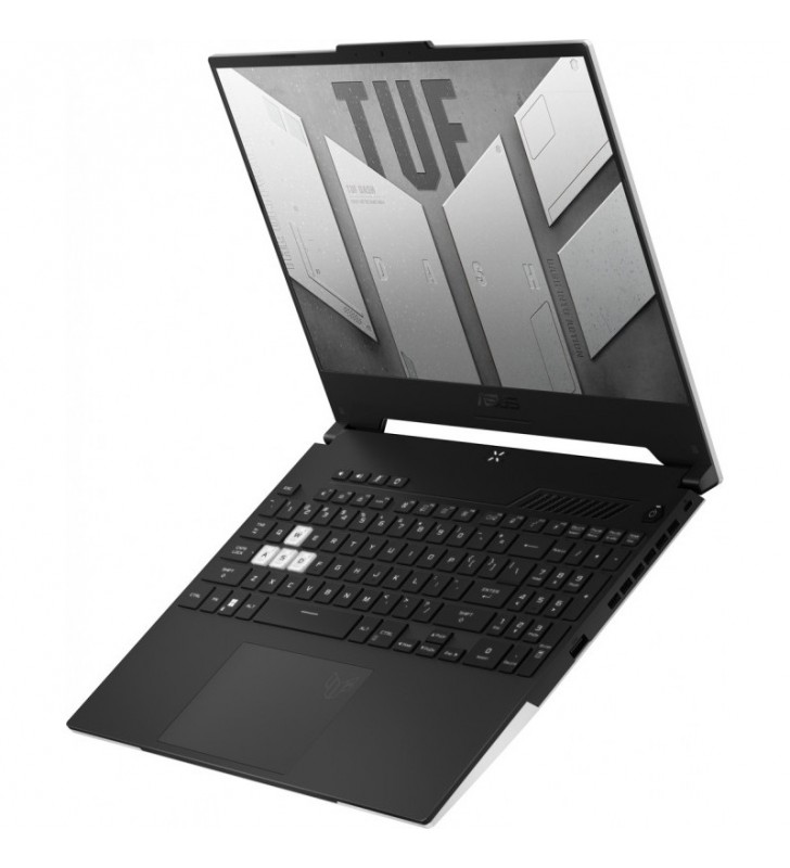 Laptop ASUS TUF Dash F15 FX517ZC-HN044, Intel Core i5-12450H, 15.6inch, RAM 8GB, SSD 512GB, nVidia GeForce RTX 3050 4GB, No OS, Moonlight White