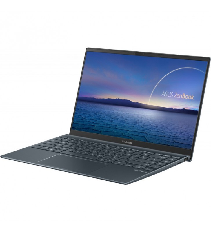 Laptop ASUS UX425EA-KI840W cu procesor Intel® Core™ i7-1165G7, 14" Full HD, 16GB, SSD 512GB, Intel Iris Xᵉ Graphics, Windows 11 Home, Pine Grey