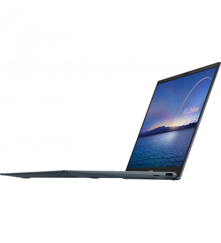 Laptop ASUS UX425EA-KI840W cu procesor Intel® Core™ i7-1165G7, 14" Full HD, 16GB, SSD 512GB, Intel Iris Xᵉ Graphics, Windows 11 Home, Pine Grey