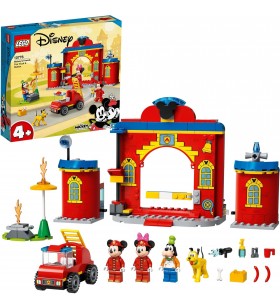 Jucărie de construcție LEGO  10776 Mickey și prietenii Stația de pompieri și mașina de pompieri a lui Mickey