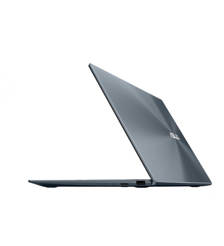 Laptop ASUS ZenBook 14 UM425QA-KI180W, AMD Ryzen 5 5600H, 14inch, RAM 16GB, SSD 512GB, AMD Radeon Graphics, Windows 11, Pine Grey