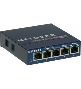 Netgear GS105 Fara management Gigabit Ethernet (10/100/1000) Albastru