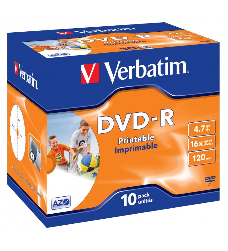 Verbatim 43521 DVD-uri blank 4,7 Giga Bites DVD-R 10 buc.