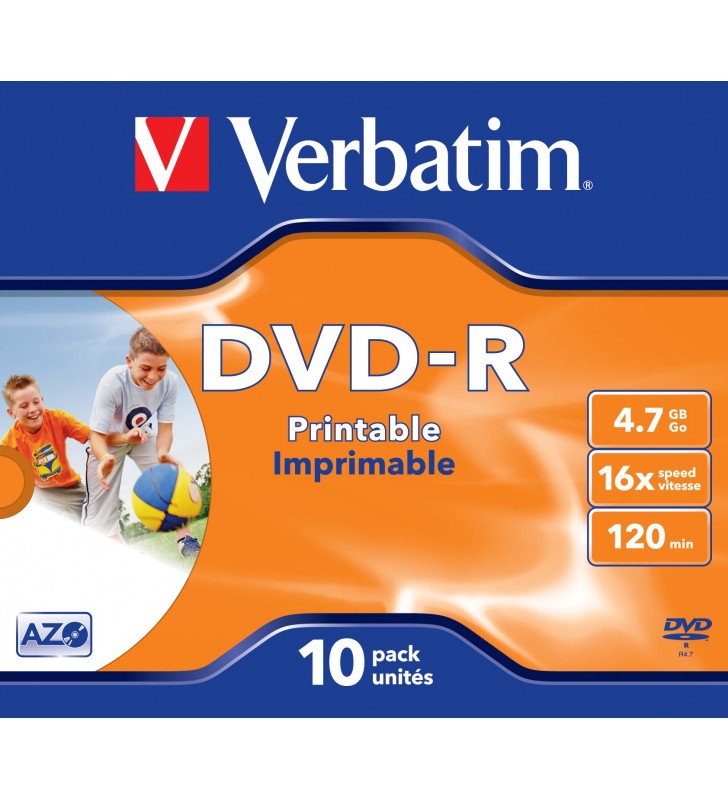 Verbatim 43521 DVD-uri blank 4,7 Giga Bites DVD-R 10 buc.