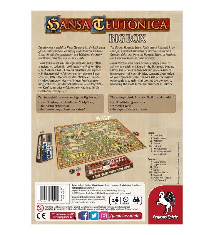 Pegasus  Hansa Teutonica Big Box, joc de societate