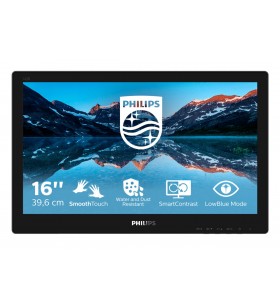 Philips 162B9TN/00 monitoare cu ecran tactil 39,6 cm (15.6") 1366 x 768 Pixel Multi-touch Platou de masă Negru
