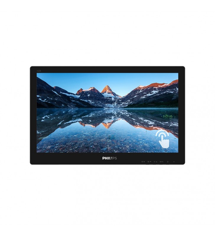 Philips 162B9TN/00 monitoare cu ecran tactil 39,6 cm (15.6") 1366 x 768 Pixel Multi-touch Platou de masă Negru