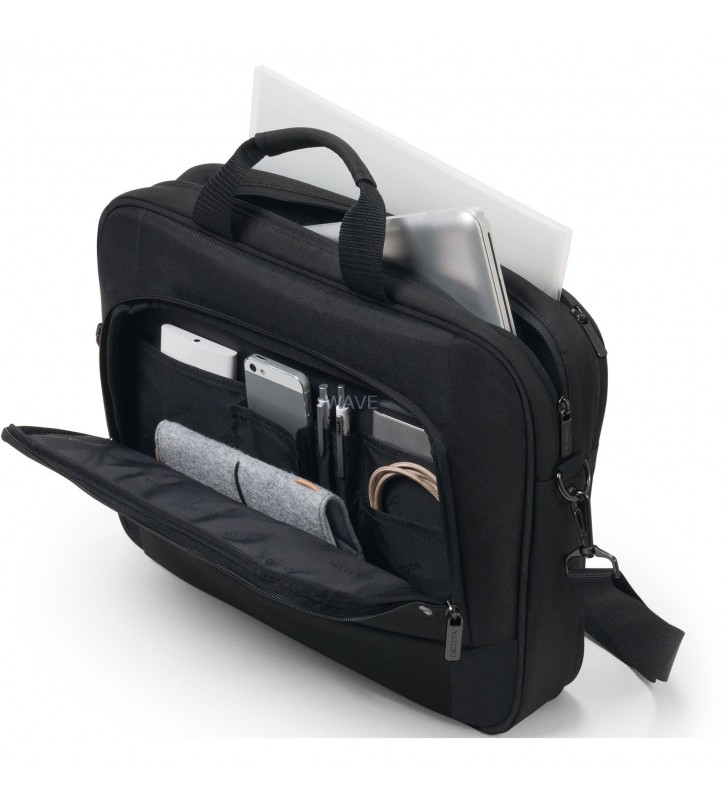 DICOTA  Eco Top Traveler BASE, husă pentru notebook (negru, până la 35,8 cm (14,1"))