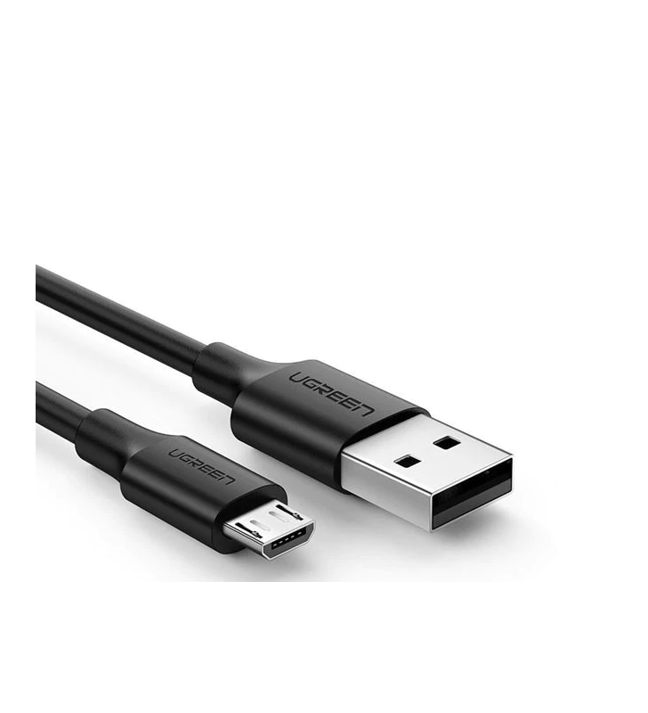 CABLU alimentare si date Ugreen, "US289", Fast Charging Data Cable pt. smartphone, USB la Micro-USB, nickel plating, PVC, 2m, negru "60138" (include TV 0.06 lei) - 6957303861385