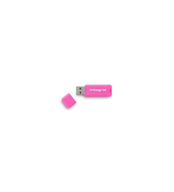 Integral NEON memorii flash USB 8 Giga Bites USB Tip-A 2 Roz