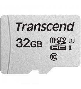Card microSDHC Transcend  de 32 GB, card de memorie (argintiu, UHS-I U1, clasa 10)