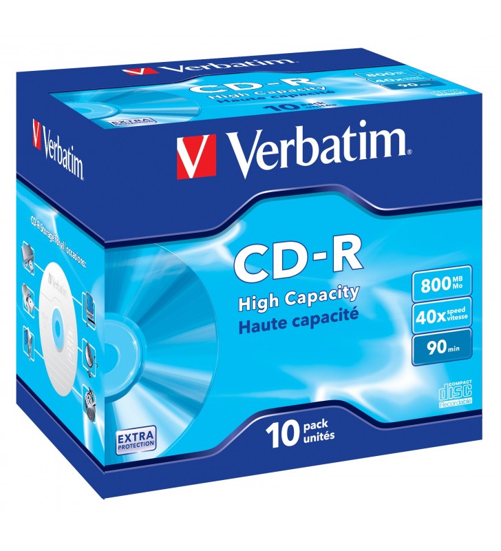 Verbatim 43428 CD-uri blank CD-R 800 Mega bites 10 buc.