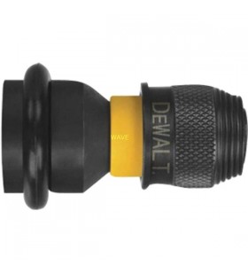 Adaptor DeWALT DT7508  , 1/2" pătrat la 1/4" hexagon (negru/galben, pentru chei de impact)