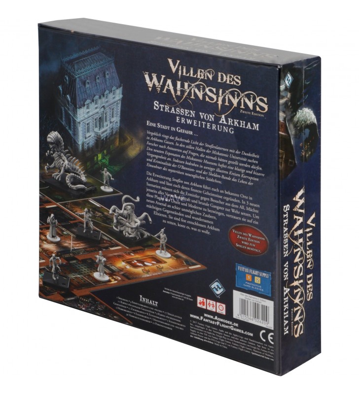 Asmodee  Mansions of Madness - Joc de masă Străzile din Arkham (extindere, ediția a 2-a)