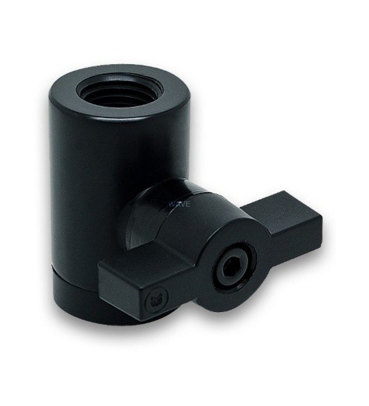 Supapă cu bilă EKWB  EK-AF (10mm) G1/4 - Negru, supapă (negru)