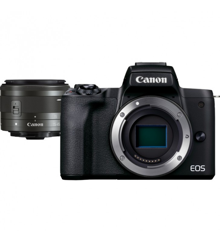 Canon EOS M50 Mark II + M15-45 S EU26 MILC 24,1 MP CMOS 6000 x 4000 Pixel Negru