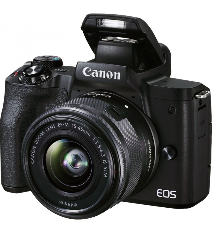 Canon EOS M50 Mark II + M15-45 S EU26 MILC 24,1 MP CMOS 6000 x 4000 Pixel Negru