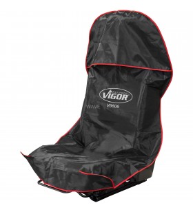 Protectie de scaun reutilizabila VIGOR  V6606, husa de protectie (negru/rosu, 1 bucata)