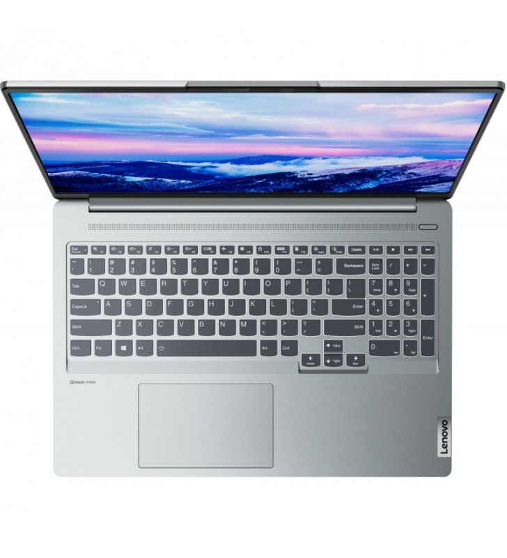 Laptop Lenovo 16'' IdeaPad 5 Pro 16ACH6, WQXGA IPS 120Hz, Procesor AMD Ryzen™ 9 5900HX (16M Cache, up to 4.6 GHz), 32GB DDR4, 1TB SSD, GeForce RTX 3050 4GB, No OS, Cloud Grey