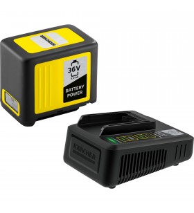 Karcher  Starter Kit Battery Power 36/50, set (negru/galben, baterie reîncărcabilă Battery Power 36/50 cu încărcător rapid de 36 V)