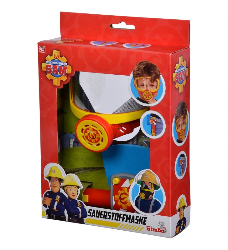Simba  Fireman Sam Pompierii Masca cu oxigen Joc de rol (galben/portocaliu)