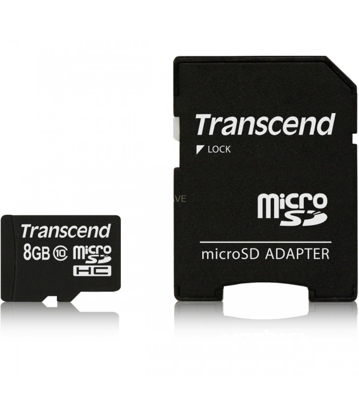 Card microSDHC Transcend  8GB, card de memorie (clasa 10)