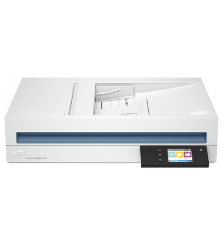 HP Scanjet Pro N4600 fnw1 - Document scanner - Contact Image Sensor (CIS) - Duplex - 216 x 5362 mm - 600 dpi x 1200 dpi - up to 40 ppm (mono) / up to 40 ppm (colour) - ADF (100 sheets) - up to 6000 scans per day - USB 3.0, Gigabit LAN, Wi-Fi(n)