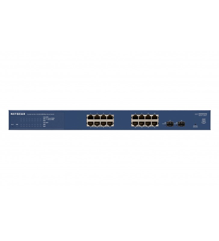 PROSAFE 16 X 10/100/1000 L2/SMART MANAGED SWITCH 2 SFP GBIC IN