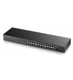 Zyxel GS1900-24 Gestionate L2 Gigabit Ethernet (10/100/1000) Negru