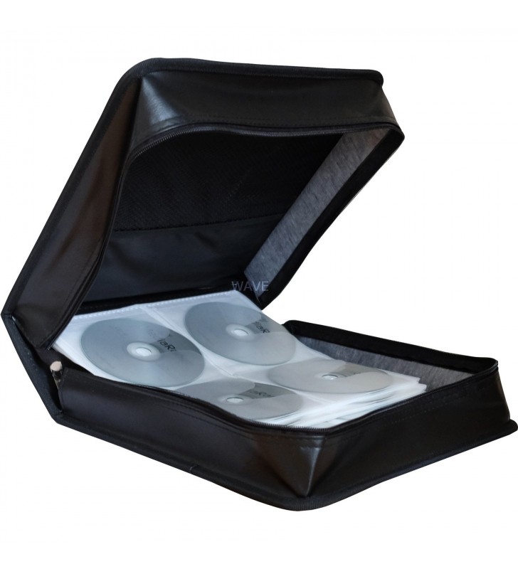 Buzunar pentru CD MediaRange 200x (negru, vrac)