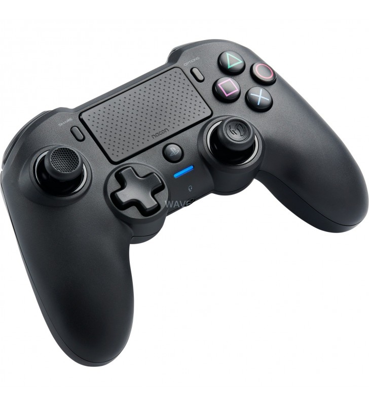 Controler wireless asimetric Nacon , gamepad (negru, PlayStation 4, PC)