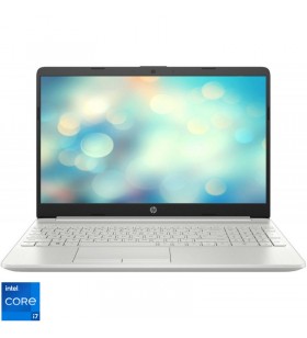 Laptop HP 15.6'' 15-dw3003nq, FHD IPS, Procesor Intel® Core™ i7-1165G7 (12M Cache, up to 4.70 GHz, with IPU), 16GB DDR4, 1TB SSD, Intel Iris Xe, Free DOS, Silver