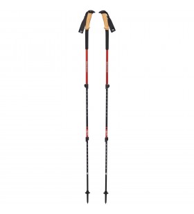 Black Diamond  bețe de trekking Trail Ergo Cork, echipament de fitness (rosu, 1 pereche, 100-140 cm)
