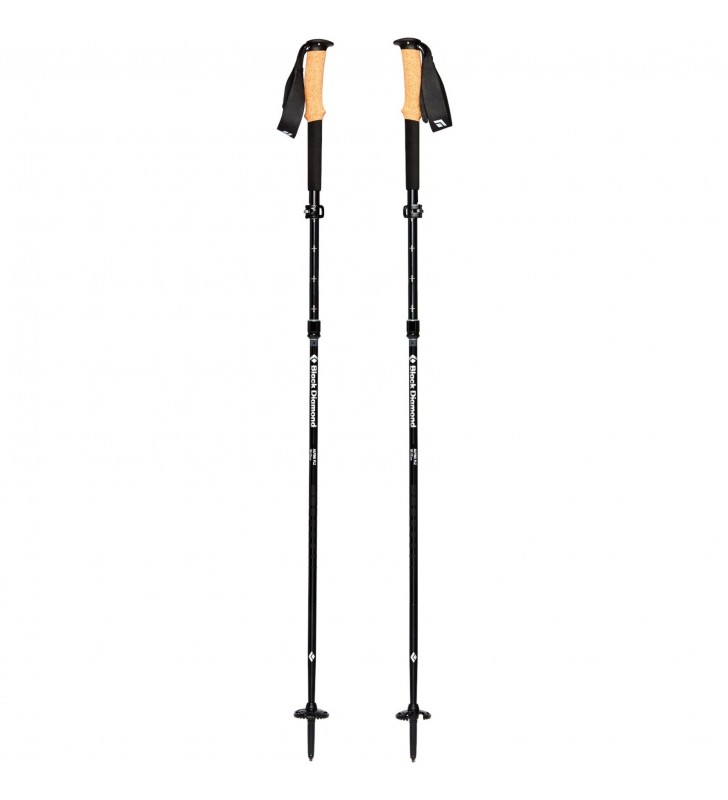 Black Diamond  Alpine FLZ bețe de trekking, echipament de fitness (negru, 1 pereche, 95-110 cm)