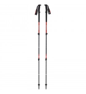 Traseu de bețe de trekking Black Diamond , echipament de fitness (rosu/negru, 1 pereche, 100-140 cm)
