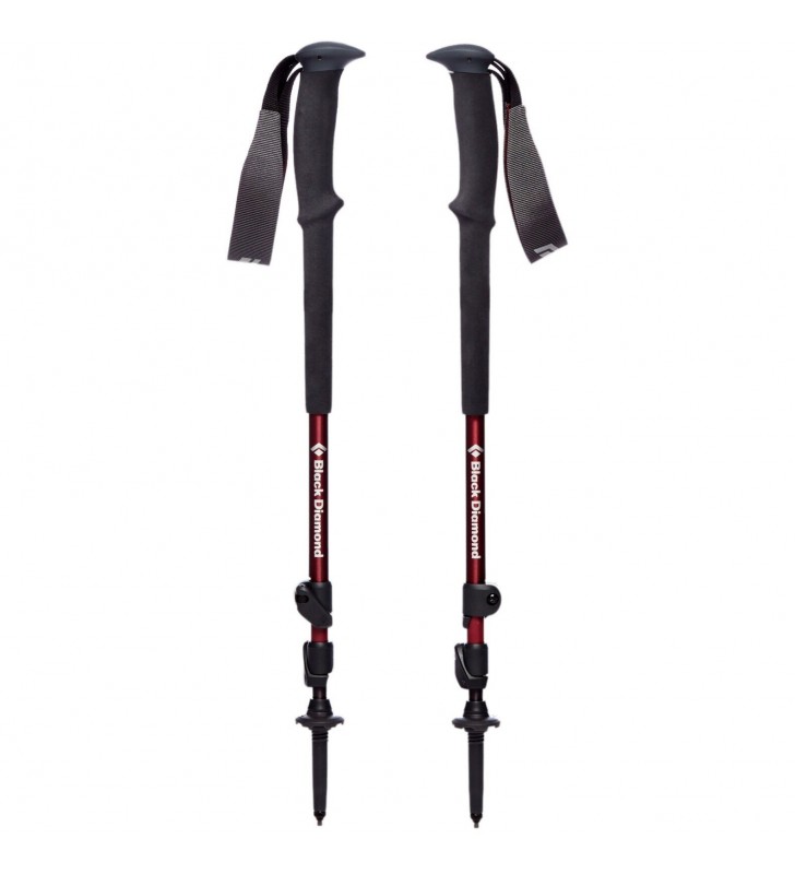 Black Diamond  bețe de trekking Trail (femei), echipament de fitness (rosu, 1 pereche, 100-125 cm)