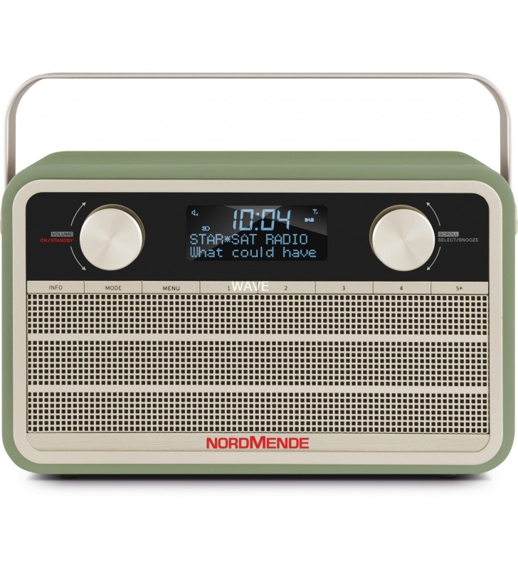 Nordmende  TRANSITA 120, radio (verde, FM, DAB+, mufă)