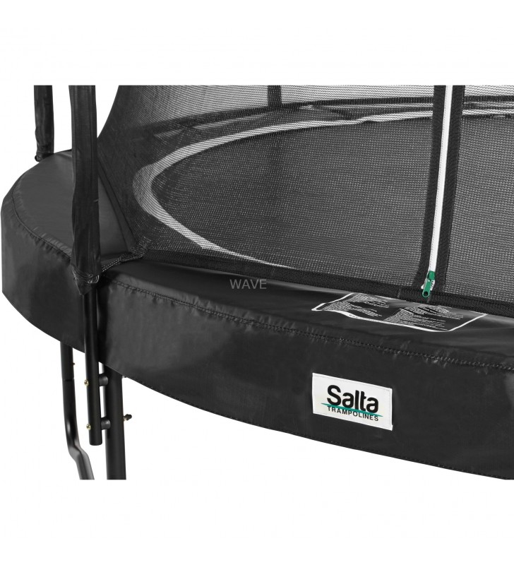Trambulina Salta  Premium Black Edition, echipament de fitness (negru, rotund, 366 cm)