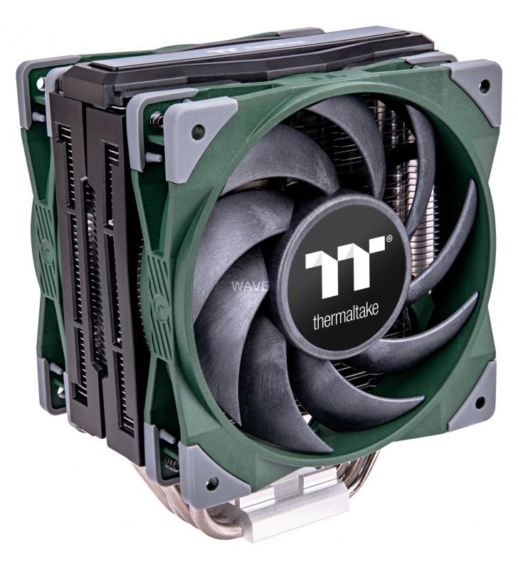 Thermaltake  TOUGHAIR 510 CPU Air Cooler Racing Green, cooler CPU (negru verde)