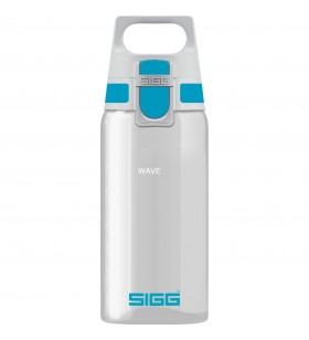 SIGG  Total Clear One Aqua 0,5 litri, sticla de baut (transparent/turcoaz)