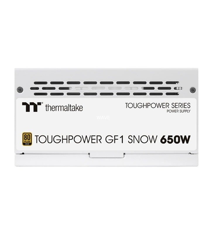 Thermaltake  Toughpower GF1 Gold Snow Edition 650W, sursă de alimentare pentru computer (alb, 4x PCIe, management cablu, 650 wați)
