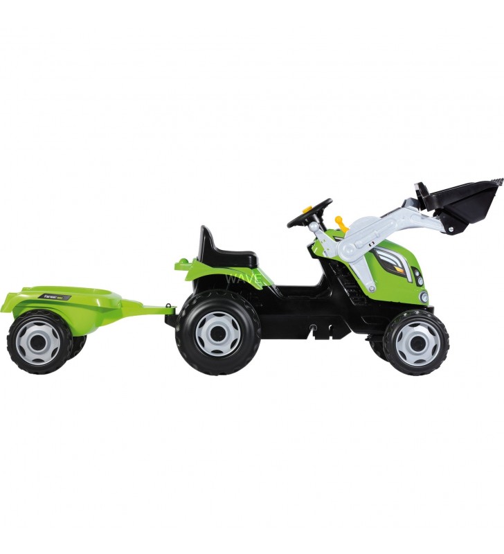 Smoby  Tractor Farmer XL-Loader, vehicul pentru copii (verde/negru)