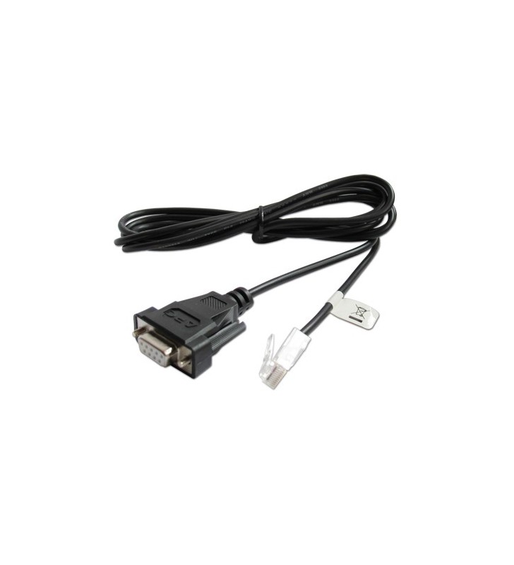 APC AP940-0625A cabluri prelungitoare cu mufe mamă/tată DB9 RJ45 Negru