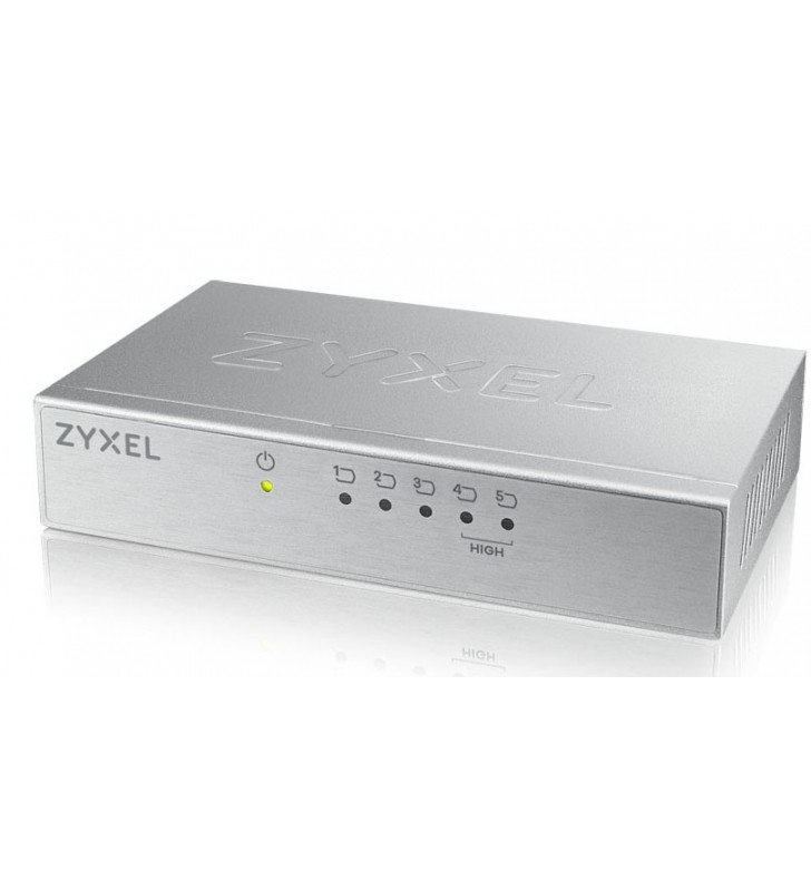 Zyxel ES-105A Fara management Fast Ethernet (10/100) Argint