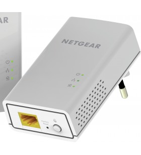 Netgear PL1000-100PES adaptoare de rețea pentru linii de alimentare cu electricitate 1000 Mbit/s Ethernet LAN Alb 2 buc.