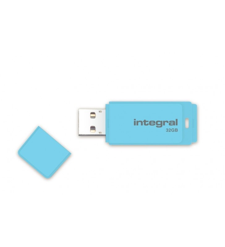Stick memorie Integral Pastel 32GB, USB 2.0, Blue Sky