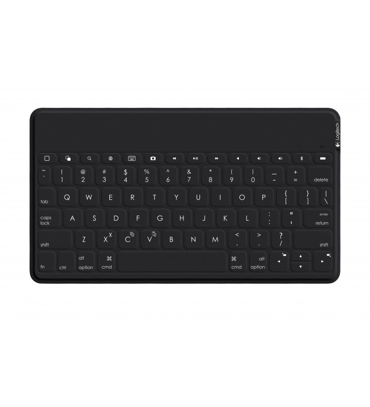 Logitech Keys-To-Go tastatură pentru terminale mobile QWERTY Olandeză, Engleză Regatul Unit Negru Bluetooth