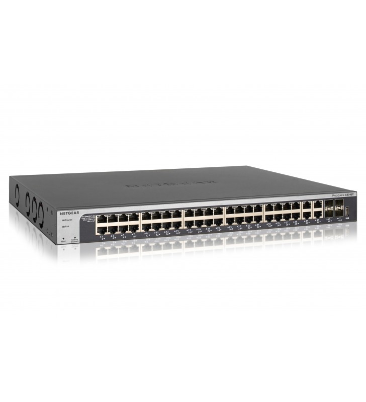 Netgear XS748T-100NES switch-uri Gestionate L2+/L3 10G Ethernet (100/1000/10000) Negru